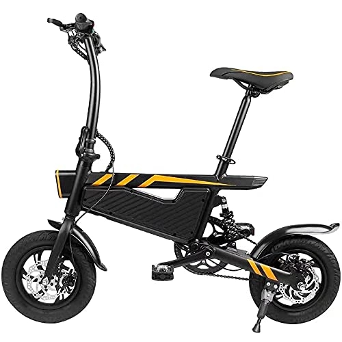Electric Bike : Multi-purpose Electric Bike for Adult and Teen Foldable E-bike Electric Bicycle 7.8 Ah Battery 12" Tires 350W Motor Dual Disc Brakes Shock Absorber Aviation Aluminum Alloy Frame Max Speed 25 km / h