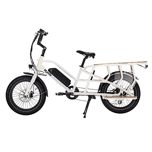 Electric Bike : Mycle Electric Bike for Adults | E-Bike Pannier Rack | Family Electric Bike | Puncture Proof Bike Tyres | Shimano Gears 7 Speed | 120km Range | LED USB Display | Pedal Assist