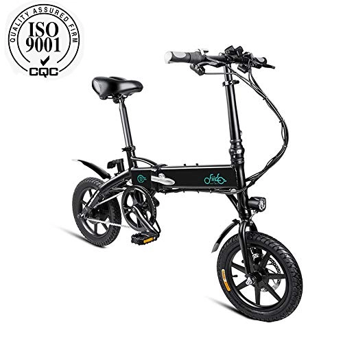 Electric Bike : mysticall D1 Electric Bike Folding for Adult, E-Bike, 250W watt Motor Scooter Electric, 7.8Ah / 10.4Ah Folding Electric Bicycle with Pedals, up to 25 km / h