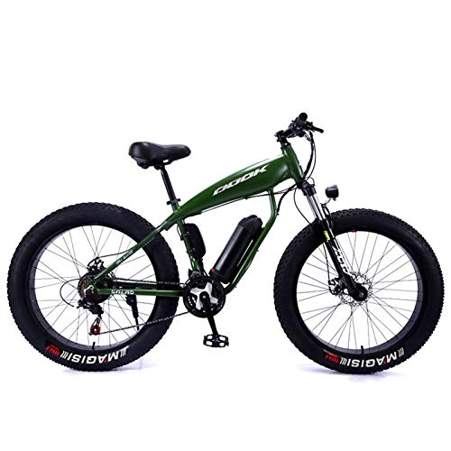 Electric Bike : MZBZYU 26" Electric Bike for Adults, Ebike with 250W Motor 36V 8AH Lithium Battery Professional 27 Speed Gear Mountain Bike for Outdoor Cycling, Green