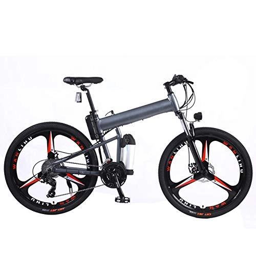 Electric Bike : MZBZYU Electric Mountain Bike, 350W 26'' Electric Bicycle with Removable 36V Lithium-Ion Battery for Adults, 27 Speed Shifter