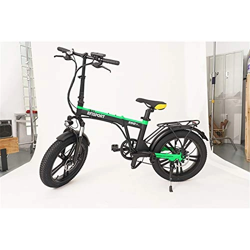 Electric Bike : N&F EB20-2F Snow Electric Bikes for Adult, Aluminum Alloy Snow Electric Bicycle, 36V 250W 6.4Ah Removable LG Lithium-Ion BatteryMaximum Riding 30KM