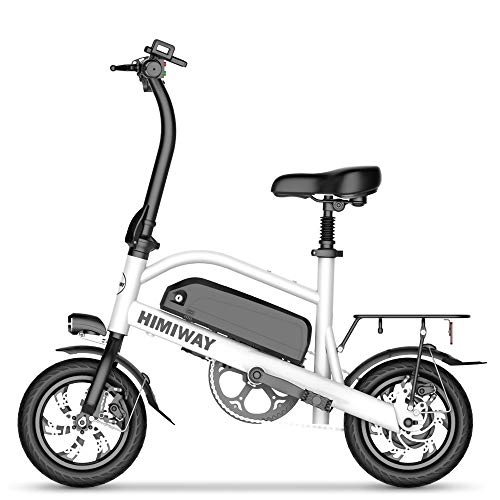 Electric Bike : NBWE Electric Bike folding electric bicycle adult lithium battery boost battery car men and women small generation driving electric car