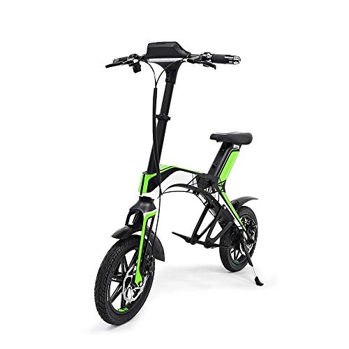 Electric Bike : NBWE Electric Bike Folding Electric Vehicle Bionic Design Smart Bluetooth Lithium Electric Bicycle Portable City Motorcycle