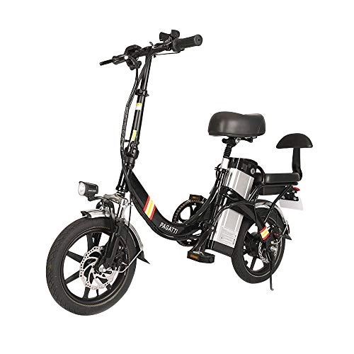 Electric Bike : NBWE Electric Bike Home 48V25A Electric Vehicle Small Travel Moped Lithium Battery Mini Electric Vehicle Wheel Bike
