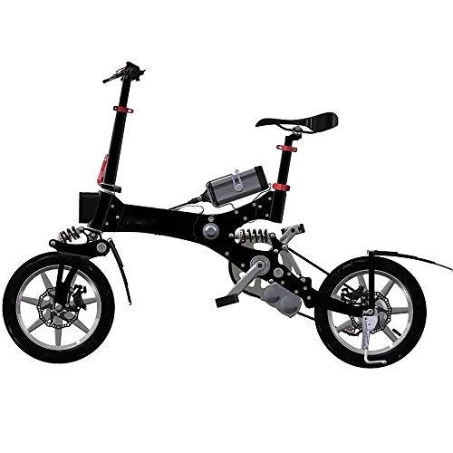Electric Bike : NBWE Electric Bike14 inch aluminum alloy without welding electric bicycle electric bicycle adult two-wheel folding electric vehicle