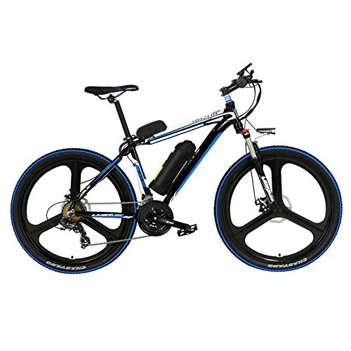 Electric Bike : NBWE Electric Mountain Bike 48V Lithium Battery Electric One Wheel Five-Speed Power Bicycle 26 Inch Off-Road Cycling
