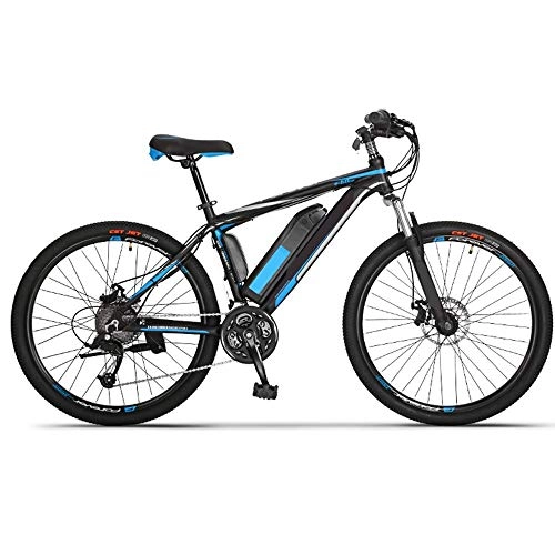 Electric Bike : NBWE Mountain Bike Electric Bicycle Student Bicycle Off-Road Damping Lithium Battery Battery Car 26 Inch 27 Speed Off-Road Cycling