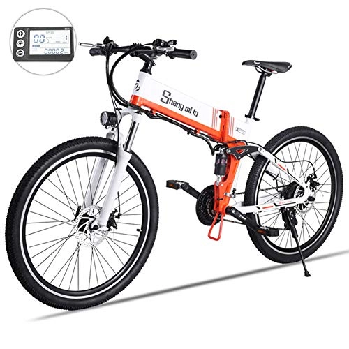 Electric Bike : New Electric Bicycle 48V500W Assisted Mountain Bicycle Lithium Electric Bicycle Moped Electric Bike Ebike Electric Bicycle