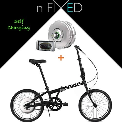 Electric Bike : nFIXED.com "e-BIKE+ Folding" no-need-to-recharge Zehus Electric Bicycle