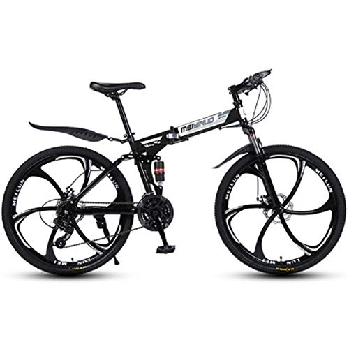 Electric Bike : novi Bicycle, Foldable Electric Mountain Bike / mountain Bike, With 26-inch Magnesium Alloy Integrated Wheels, Advanced Front And Rear Suspension And 21-speed Gear