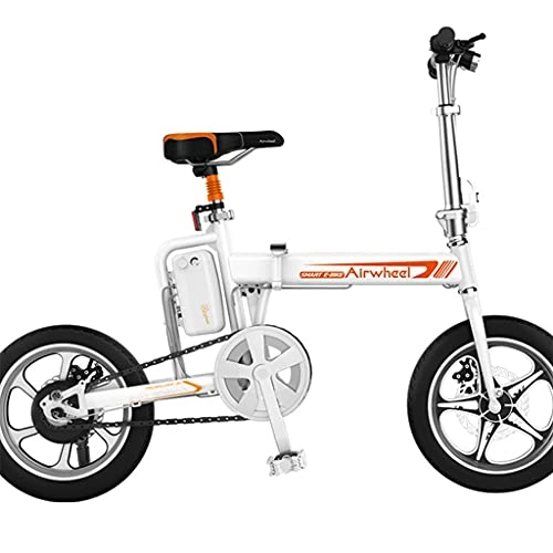Electric Bike : NUOLIANG Folding Bicycle Convenient To Carry Two-wheeled Balance Car Lithium Battery Moped Unisex