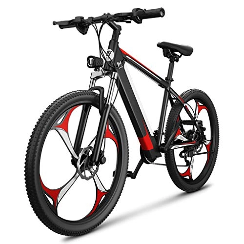 Electric Bike : NYPB Electric Bike Electric Mountain Bike, 400W Brushless Motor Max Speed 35KM / H 10Ah / 48V Li-ion Battery with LED Headlights and 3 Modes Travel Work Out And Commuting