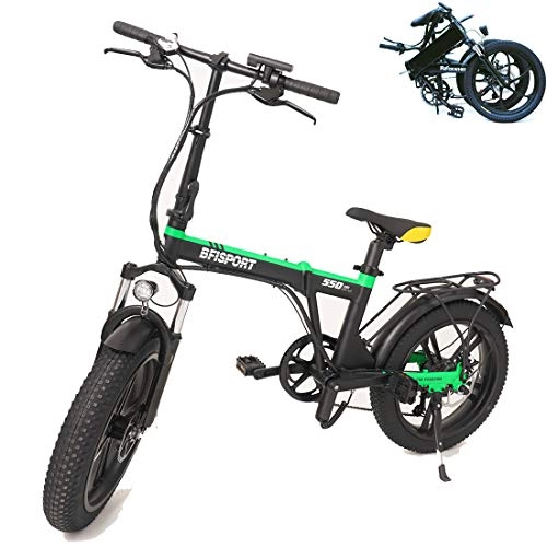 Electric Bike : OCDAY Electric Bike for Adults Folding E Bikes E-bike 30km Mileage 6.4Ah Lithium-Ion Batter 3 Riding Modes 250W Max Speed 25km / h, Mountain Ebike for Mens Women