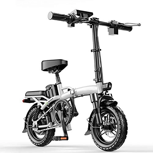 Electric Bike : Oceanindw Adult Folding Electric Bikes, Mountain Comfort Bicycles with Removable Lithium-Ion Battery Can Switch Three Sport Modes During Riding Fat Tire Folding Bike