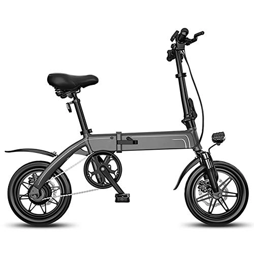 Electric Bike : Oceanindw Folding Bike, Lightweight City Bicycle 250W 36V 8AH Removable Lithium Battery All Aluminum Alloy Frame Commute E-bike for Unisex
