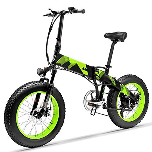 Electric Bike : Oceanindw Folding Electric Bike, Comfort Bicycles Riding Assist Range Up 110km with Removable 48v 12.8ah Lithium-ion Battery Commute Ebike
