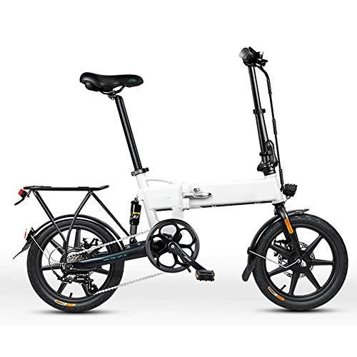 Electric Bike : Oceanindw Folding Electric Bikes for Adults, Aluminum Alloy Mountain Cycling Bicycle 36V 250W Lithium-Ion Battery with 3 Driving Modes Lightweight Bicycle for Teens Men Women