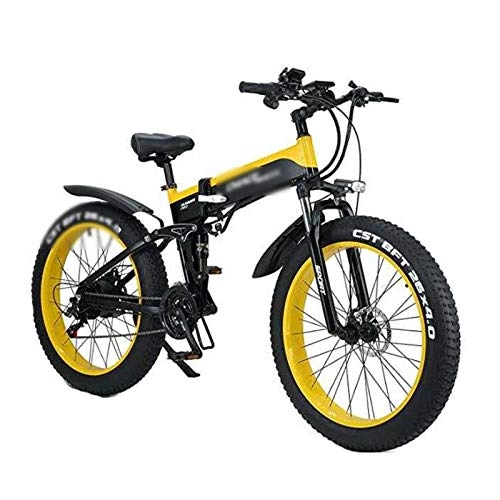 Electric Bike : OMKMNOE Outdoor Sports Commuter City Racing Bike Mountain, Hydraulic Disc Brake Removable Lithium Battery Charge Gravel Bike Trail Cross, 1