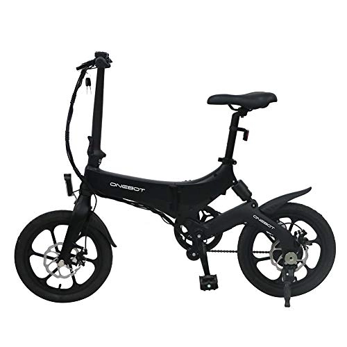 Electric Bike : ONEBOT S6 16-Inch E-Bike, Electric Bike, 250 W, Electric Bike with 36V Battery, with Flashlight and Removable Lithium Battery, Three Working Modes