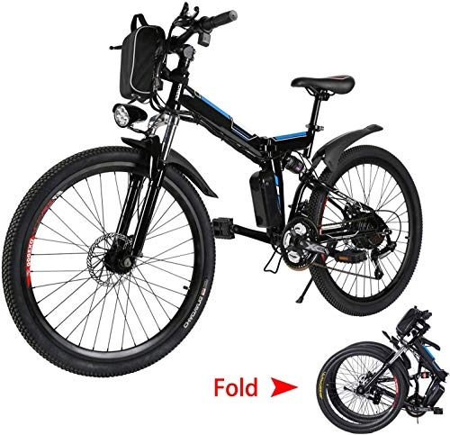 Electric Bike : Oppikle electric bike mountain bike 26 inch e-bike 36V, 250W Das-Kit rear motor, electric bikes with 21-speed gear hub