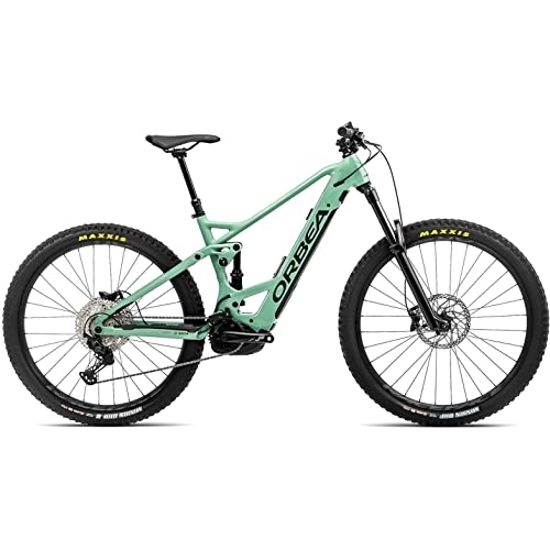 Electric Bike : Orbea Wild FS H30 Electric Mountain Bike 2022 - Green - XL