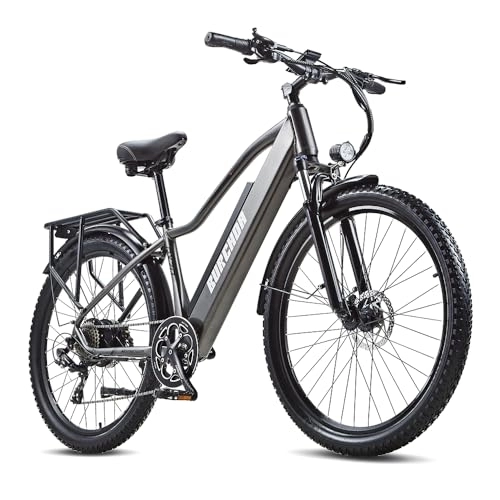 Electric Bike : OTIDA Electric Bike, Mountain E-bike For Adults, 48V 18AH Removable Durable Battery, 27.5" x 2.8 Premium Tires 8 Speed Ebike, Snow Beach Mountain City E-Bike, Hydraulic Brake