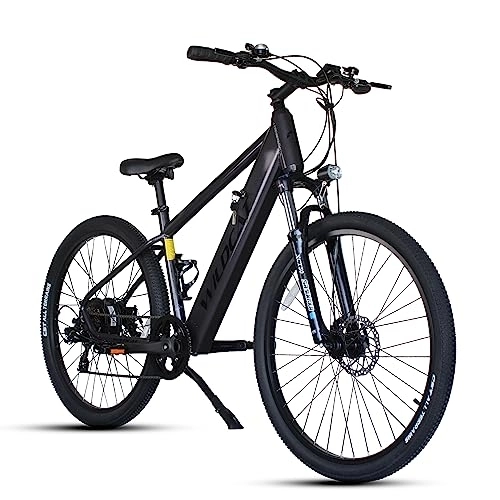 Electric Bike : Panther E-MTB 27.5" Electric Bicycle: Black