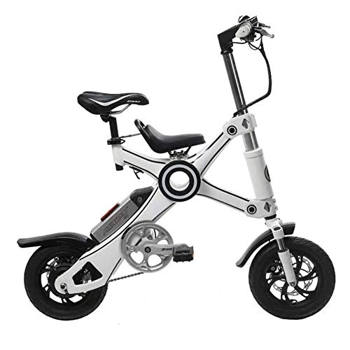 Electric Bike : Parent-Child Electric Bicycle Folding Electric Bike, with Ultra Light 36V 7.8A 30KM Lithium Battery, Driving A Battery Bike Adult Men Women Assisting The Scooter, Foot pedal