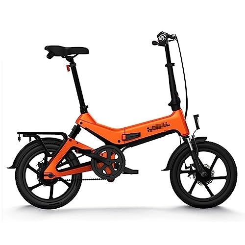 Electric Bike : Parent-Child Mobility Electric Bicycle, Built-In Lithium Battery Battery Bicycle, Foldable Electric Moped, Suitable for Commuting, Shopping, Grocery Shopping, B