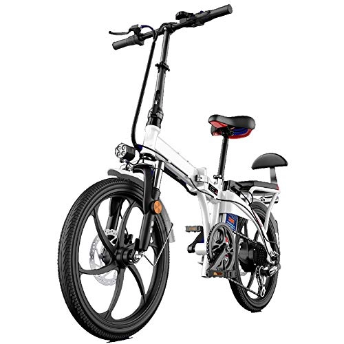 Electric Bike : Pc-Glq 20" Foldaway City Electric Bike, Assisted Electric Bicycle 250W Sport Bicycle with 48V Removable Lithium Battery