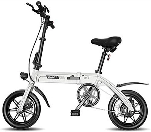 Electric Bike : PIAOLING Lightweight Electric Bike, Folding Electric Bicycle for Adults, Commute Ebike with 250W Motor, Max Speed 25 Km / H, 3 Work Modes, Front And Rear Disc Brake Inventory clearance
