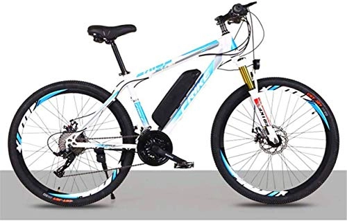 Electric Bike : PIAOLING Profession 27 Speed Electric Mountain Bike, Gears Bicycle Dual Disc Brake Bike Removable Large Capacity Lithium-Ion Battery 36V 8 / 10AH All Terrain(Three Working Modes) Inventory clearance