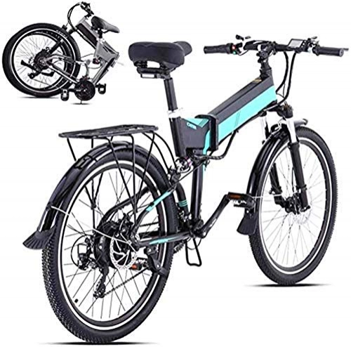 Electric Bike : PIAOLING Profession Electric Mountain Bike with 500W Brushless Motor, 48V12.8AH Lithium Battery And 26Inch Fat Tire Inventory clearance (Color : Green)