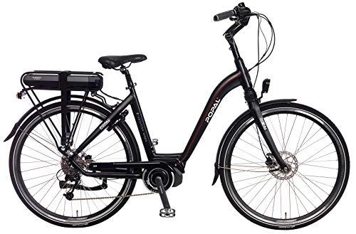 Electric Bike : POPAL E-Volution 9.1 28 Inch 53 cm Woman 7SP Hydraulic Matte black