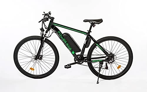 Electric Bike : Power-Ride EAGLE Electric Bike Powerful 250W Motor, 27.5" Wheel, 19" Aluminum Frame, Speed 25KM / H, 10.4AH Battery with Security Key Lock - 7 Speed TXZ500 Shimano Gear System