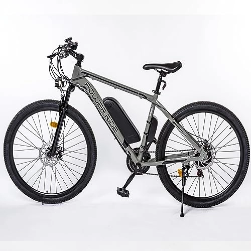 Electric Bike : Power-Ride EAGLE Electric Bike Powerful 250W Motor, 27.5" Wheel, 19" Aluminum Frame, Speed 25KM / H, Rechargeable and Removable 10.4AH Battery with Key Lock - 7 Speed TXZ500 Shimano Gear System