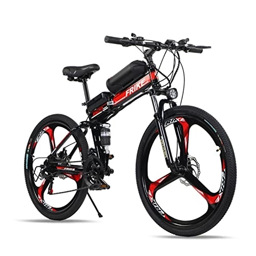 Electric Bike : PrimaevalColossus Electric Mountain Bike wiht Lithium Battery 250W Motor Powered Mountain Bicycle 21 Speed Integrated Wheel 36V10A 48Km Adult Ebike Removable Lithium Battery