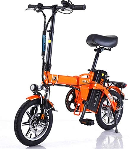Electric Bike : Profession 48V 240W High-Speed Motor Electric Bikes Magnesium Alloy Ebikes Bicycles All Terrain, 14" 48V 10-20Ah Removable Lithium-Ion Battery Mountain Ebike for Mens for Adult Inventory clearance
