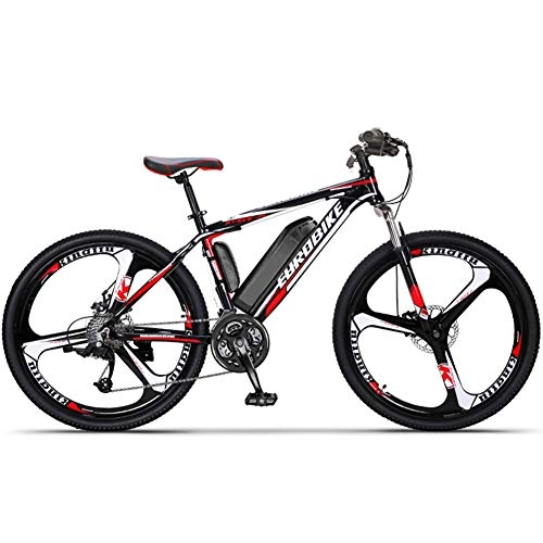 Electric Bike : QININQ Electric Bike 250W Ebike 26'' Electric Bicycle, 20MPH Adults Electric Mountain Bike with Removable 8 / 14ah Battery, Professional 27 Speed Gears