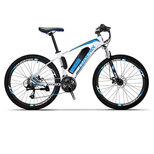 Electric Bike : Qinmo E-Bike-Lightweight electric bike for commuting and leisure-26-inch wheels, removable 36V 10Ah lithium battery, 27-speed electric bike (Color : C)