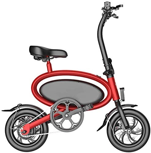 Electric Bike : QLHQWE Folding Electric Bicycle E-Bike Scooter 350W Ebike with Removable 36V 7.5Ah Lithium-Ion Battery, APP Speed Setting, Intelligent Remote Control And Alarm Function, primered