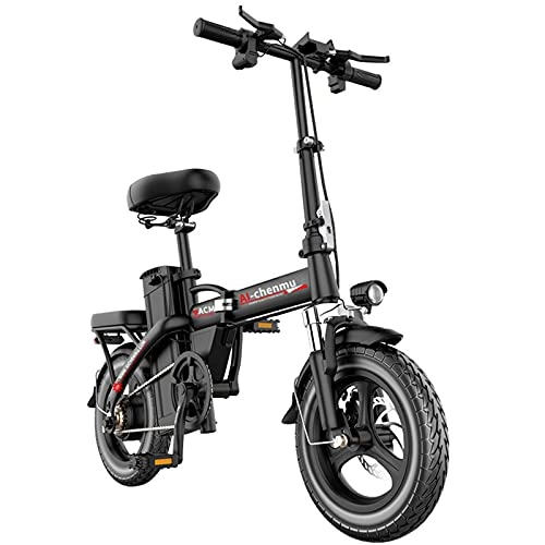 Electric Bike : qwert Folding Electric Bike For Adults, Aerospace Aluminum Electric Bicycle With 350W Motor, 20" city Commute Ebike, Suitable For Adults And Teenagers, 10AH Max Distance 60KM