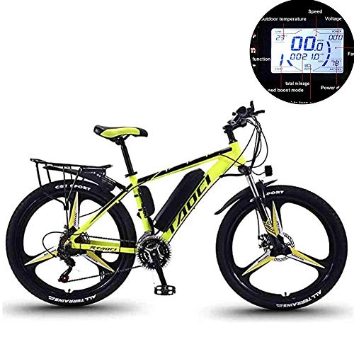Electric Bike : QYL 26 Inches Electric Mountain Bike Removable 350W 48V 10Ah Fat Tire Snow E-Bike LCD Display Hydraulic Disc Brakes for Adult