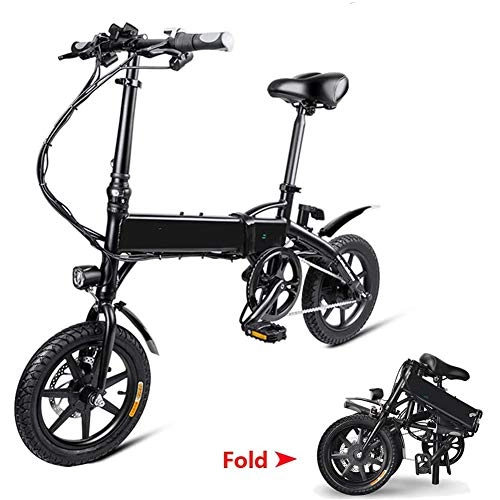 Electric Bike : QYL Electric Bikes for Adults, Folding E Bikes 7.8AH 36V Battery with Shockproof Tire, Lightweight Bicycle for Teens And Men