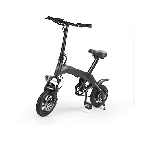 Electric Bike : QYTECddzxc Adult Electric Bicycles Carbon Fibre Electric Bike Bicycle Adults Pedal Assist Folding E-Bike Lightweight Mini