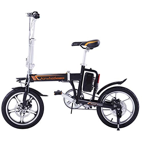 Electric Bike : R5 Electric Bike 16 Inch Wheel with 250w Powerful Motor, 36V 7.5AH Large Capacity Battery City Ebike (BLACK)