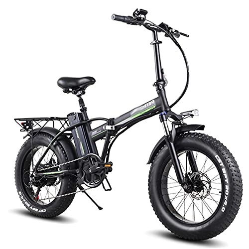 Electric Bike : R8 800W Folding Mini Electric Bike for Adults 48V15Ah 4.0 Fat Tire Mountain Ebike Kit 7 Speed Gears Men Women Electric Bicycle Removable Lithium Battery