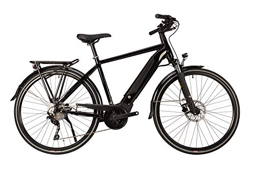 Electric Bike : Raleigh 2020 Centros Tour Crossbar Electric Bike in Black 52Cm, Black