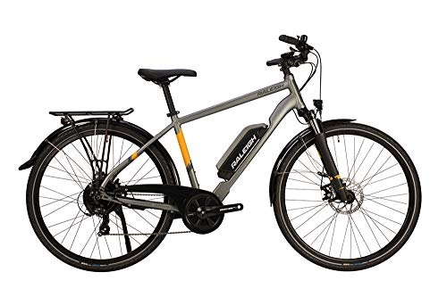 Electric Bike : Raleigh Array Crossbar Derailleur E-Bike 700c / 45cm Medium Grey